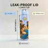 1PC Nativity Scene Holy Family Print 750ml Color Plastic Sports Water Bottle Leakproof Flip Straw Lid Suitable for Sports Office Home Use