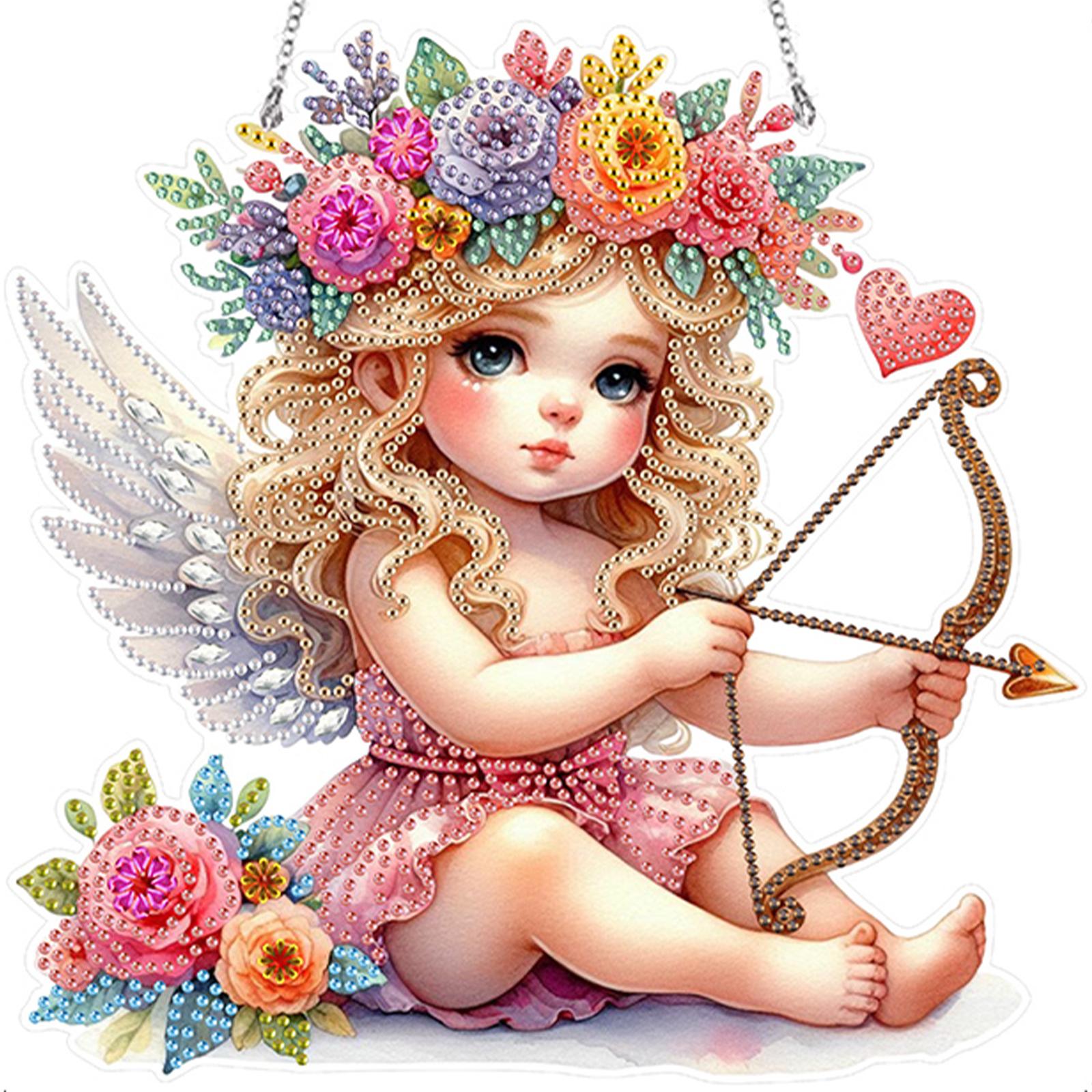 

Акрилові 2D Пласкі DIY Спеціальної Форми Стрази Алмазна Арт Підвіски на Вікно Набір Алмазного Живопису Мистецтво для Підвішування на Вікно для Домашнього Декору