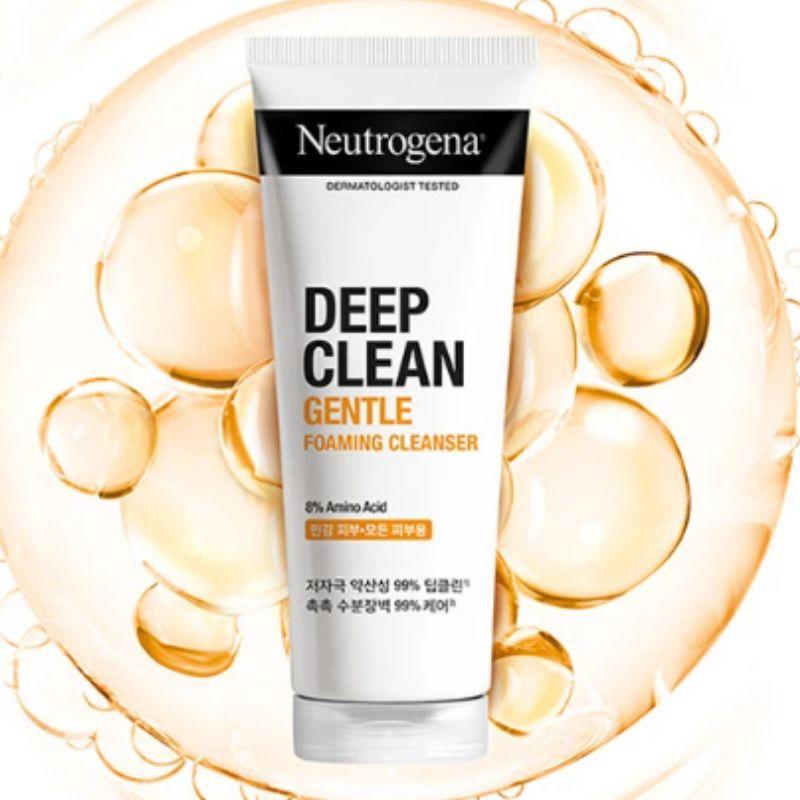 Neutrogena Deep Clean Jemný penivý čistiaci prípravok na tvár 100 g Jemný hydratačný kórejský čistiaci prípravok na tvár