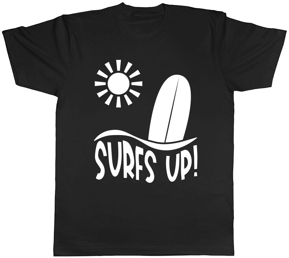 Surfs Up Mens Womens Ladies T-Shirt Tee XS