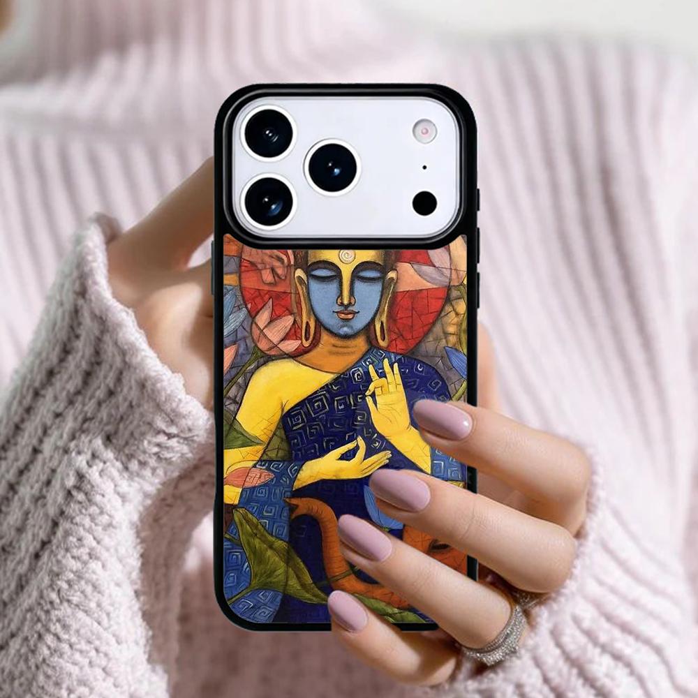 Buddha Handyhülle Für Apple iPhone 17 Air 16E 15 14 Plus 13 12 11 Pro Max Mini Funda Cover