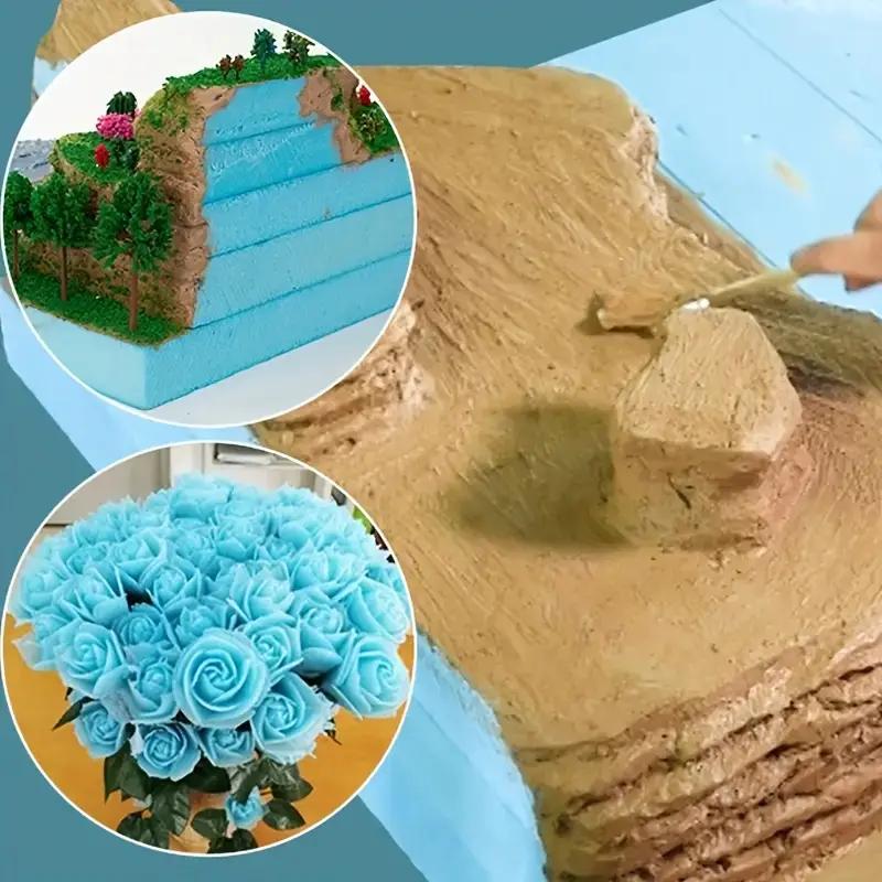 1Pz 30x20cm Lastra di Schiuma ad Alta Densità Materiale per Modelli Fai-da-Te Base per Diorama Blocchi di Schiuma Materiale per Modellismo per Artigianato Modellismo Paesaggistica