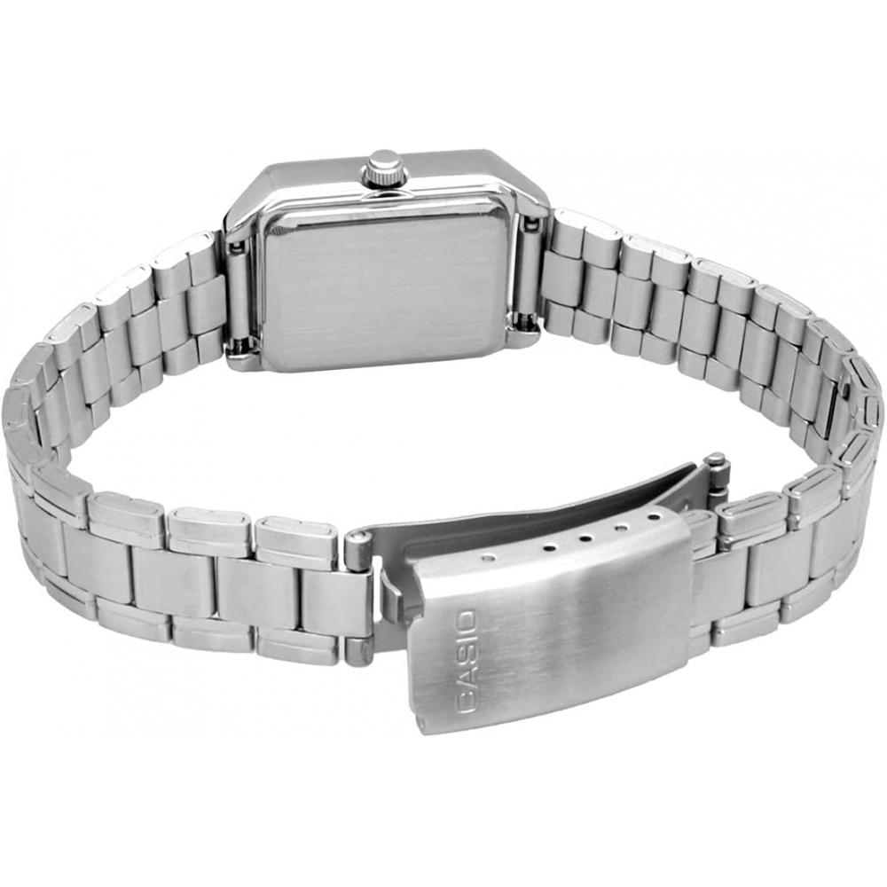 Casio Women S Analog Watch Black Silver Ltp V007d 1b