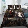 The Vampire Diaries Bettwäscheset Jungen Mädchen Twin Queen Size Anime Bettbezug Kissenbezug Bett Kinder Erwachsene Mode Heimtextilextil