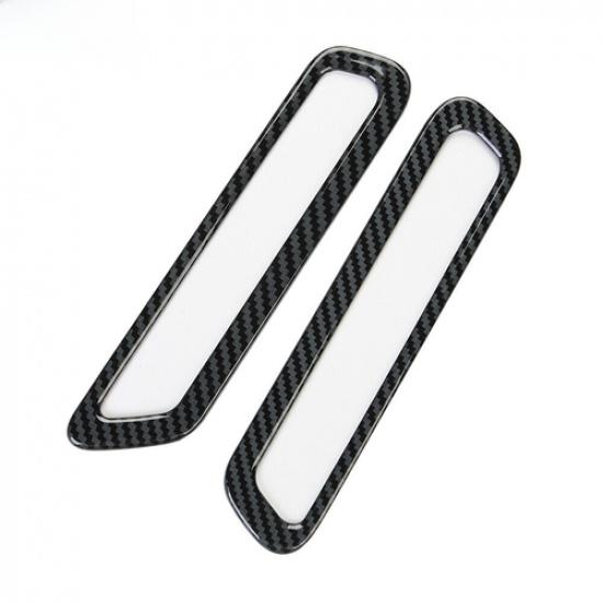 Front A Pillar Air Outlet Vent Cover For Ford Explorer -23 ABS Carbon Fiber