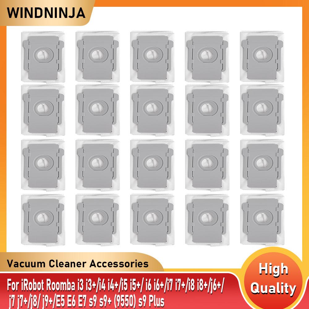 Disposable Dust Bag Replacement Accessories for iRobot Roomba i7 i7+ j7 j7+ E5 E6 E7 S9 S9+ i3 i3+ i4 i4+ i6 i6+ i8 i8+ Robot Vacuum Cleaner