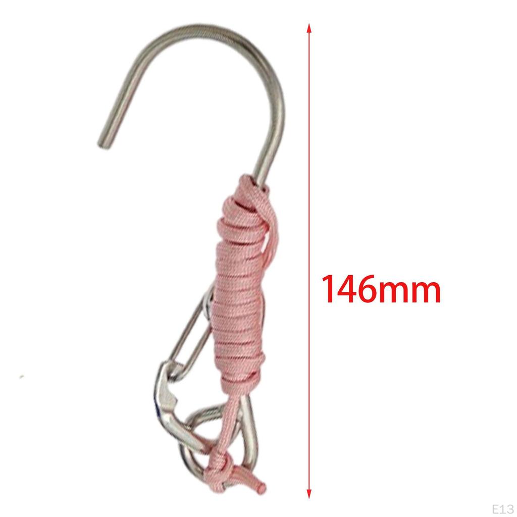 Dive Reef Single Hook, Stainless Steel Diving Safety Accessories