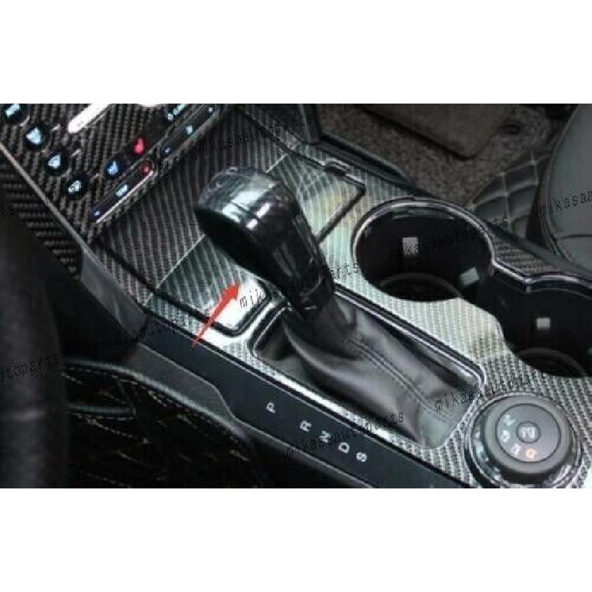 For Ford Explorer 2011-19 Carbon Fiber Car Gear Shift Knob Shifter Lever Trim 2x