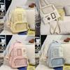 Japanese Small Student Backpack Set With Patching For School Use