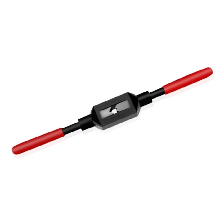 Heavy Duty Red Handle Tap Holder Stand Manual Operated Tool Alloy Steel Construction Suitable For Mechanical Maintenance