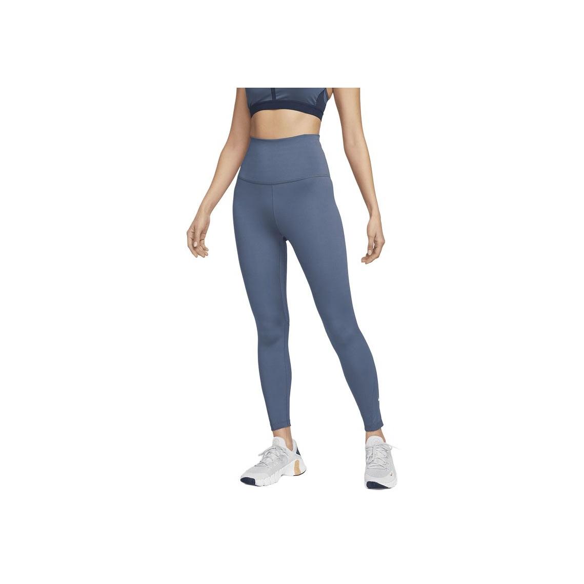 Nike Спортивная серия Lifestyle Логотип Дышащие Тренировочные Узкий крой Йога-штаны Женские штаны Синий DV9021-491 XL gray