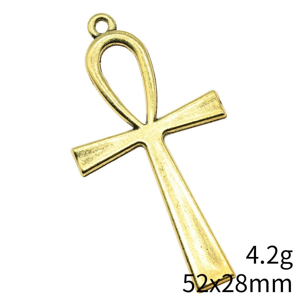 New Year's Day Charm Bracelet Italian Ankh Cross Charms Pendant Audience Chain Pendant