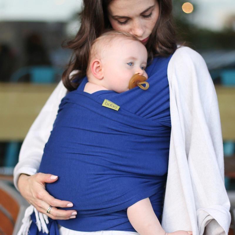Echarpe de portage boba wrap serenity dark blue - boba