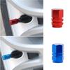 4Pcs Aluminum Alloy Car Wheel Tire Valve Caps Tyre Covers Air Valve Tire Rim Stem Dust-Proof Covers Motorcycles Auto Accessories