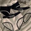 Women's Pure Cotton Mid-Rise Antibacterial Seamless Breathable Panties - Skin-Friendly for Students and Girls.