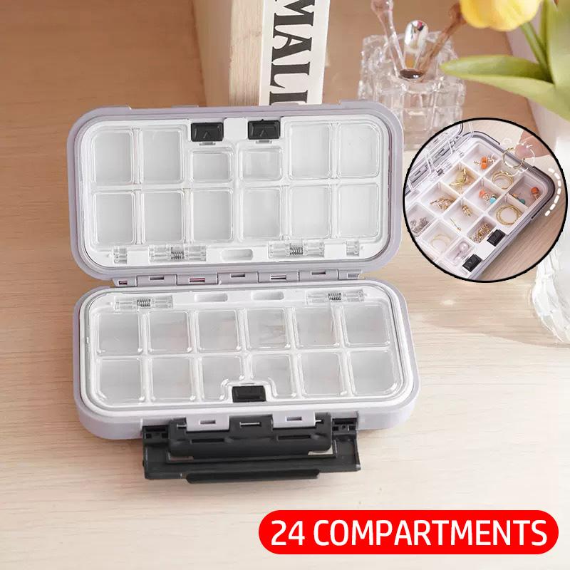 

Коробка для хранения рыболовных аксессуаров с 30/24 ячейками, коробка для приманок, рыболовные крючки, коробка для хранения искусственных приманок, удобно носить