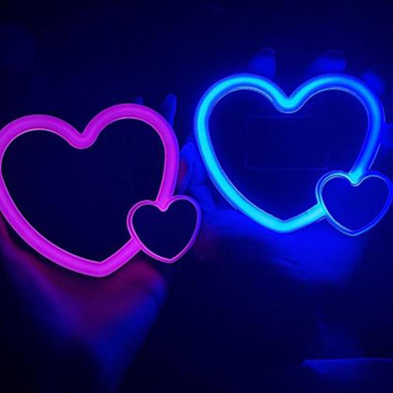 Car Interior Lights Suction Cup Love Heart Shape Lamp Solar Powered LED Interior Car Lights universal Auto Ambient Lighting