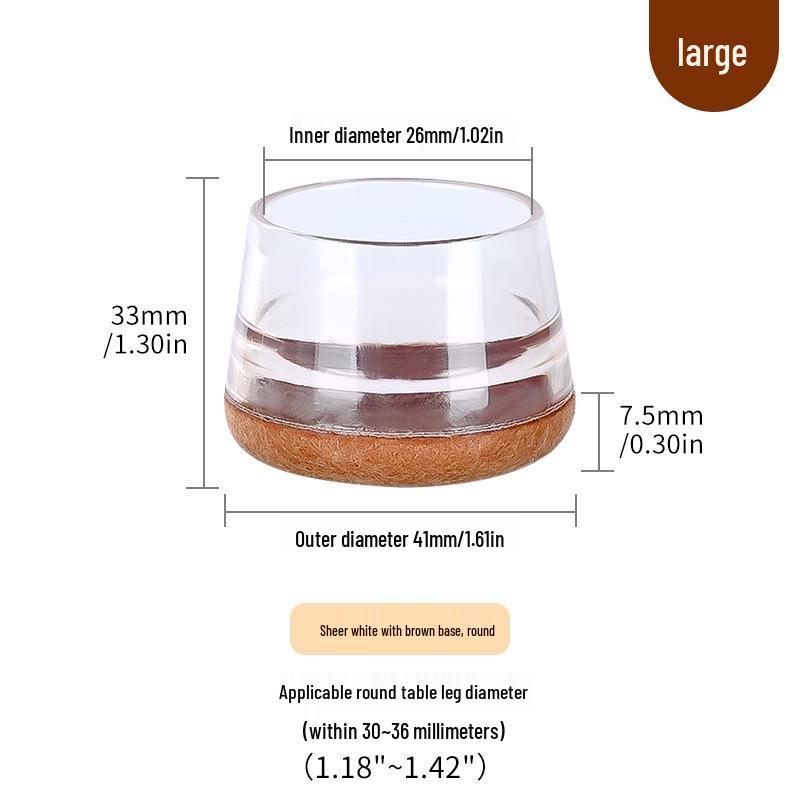 Silicone Chair and Table Leg Covers - Silent, Non-Slip Protection for Furniture