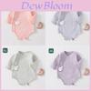 Baby Cotton Long Sleeve Romper With Diaper Cover For Newborns And Infants