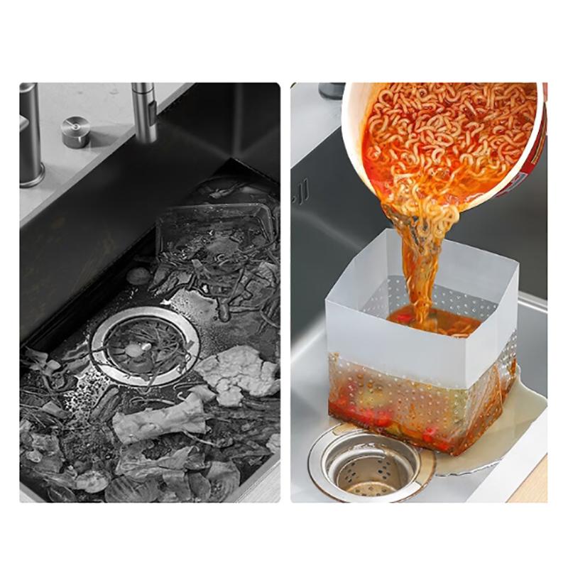 10/30Pcs Stand-Up Garbage Bag Drainage Bag Kitchen Disposable Sink Strainer Bag Kitchen Leftover Vegetable Scraps Bag