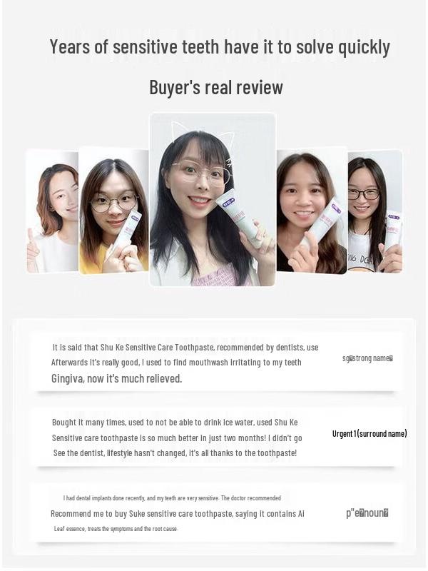 Shuke Sensitive Care Toothpaste Multi-Pack