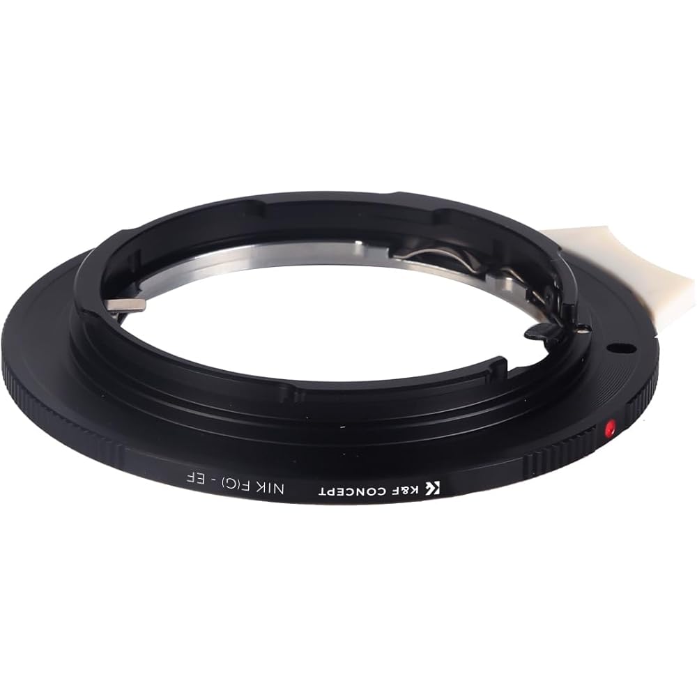 K&F CONCEPT Nikon Compatible F (G Type) Lens Adapter, Canon Compatible, EF Mount Conversion, Niko...