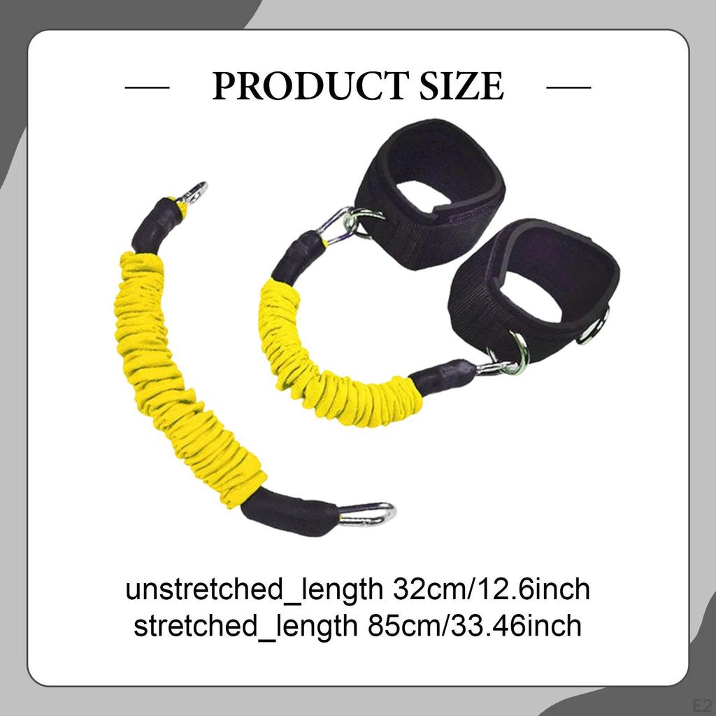 Elastic Leg Bands, Jump Training, Waist Belts, Ankle Resistance Ropes, Ideal for Basketball, Gym,