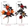 Vibrant Colors Halloween Simulated Flowers Decorative Maple Leaf Bouquet  Dining Table