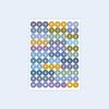 Colorful Small Letter Number Alphabet Kiss Cut  Stickers for Scrapbook Planner Stationery  DIY Arts Crafts