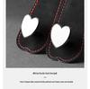 Heart-Shaped Car Seat Back Double Hooks for Hidden Storage