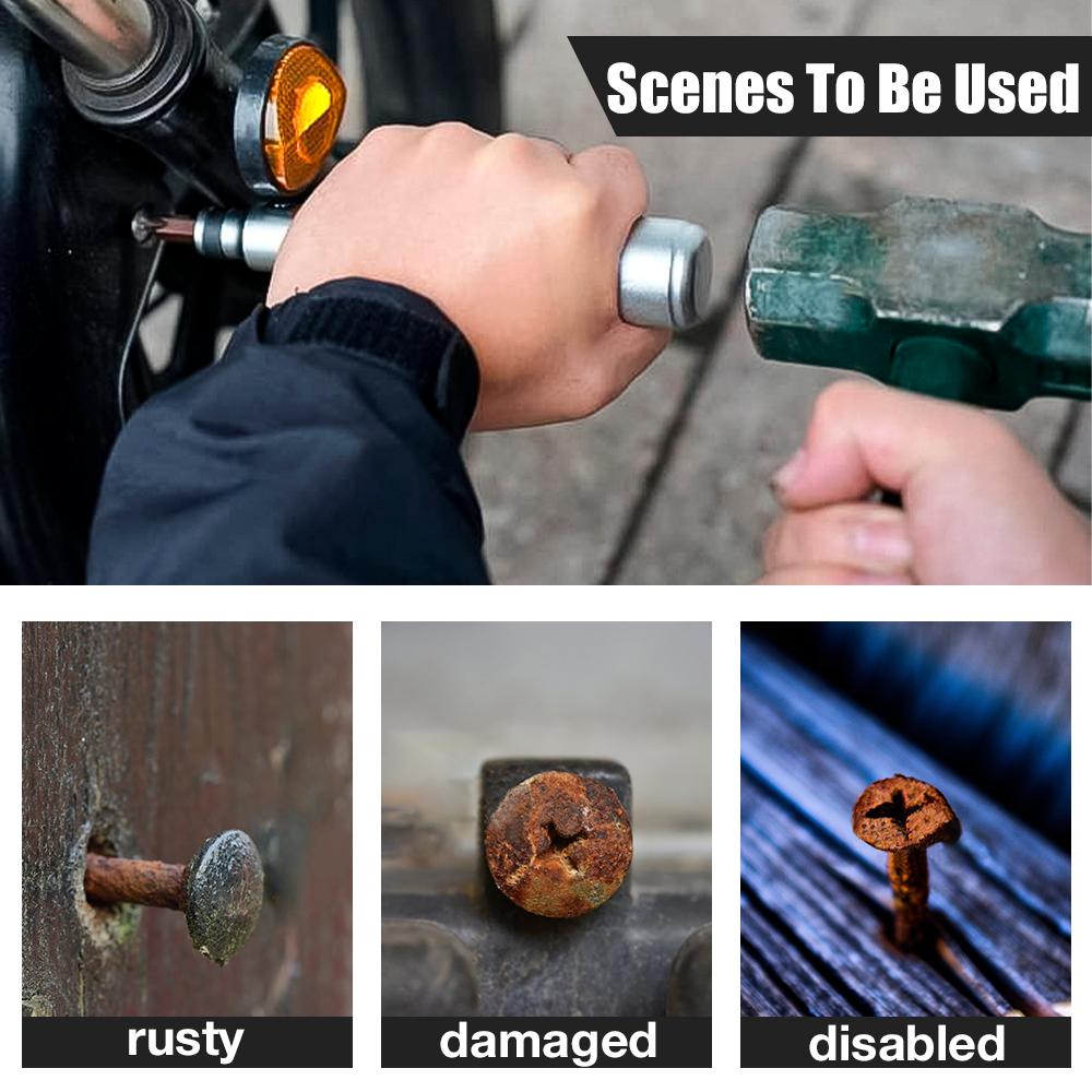 7/13 Pcs CR-V Manual Impact Screwdriver, Portable Reversible Impact Driver, Household Cordless Screwdriver Kit Hand Repair Tools