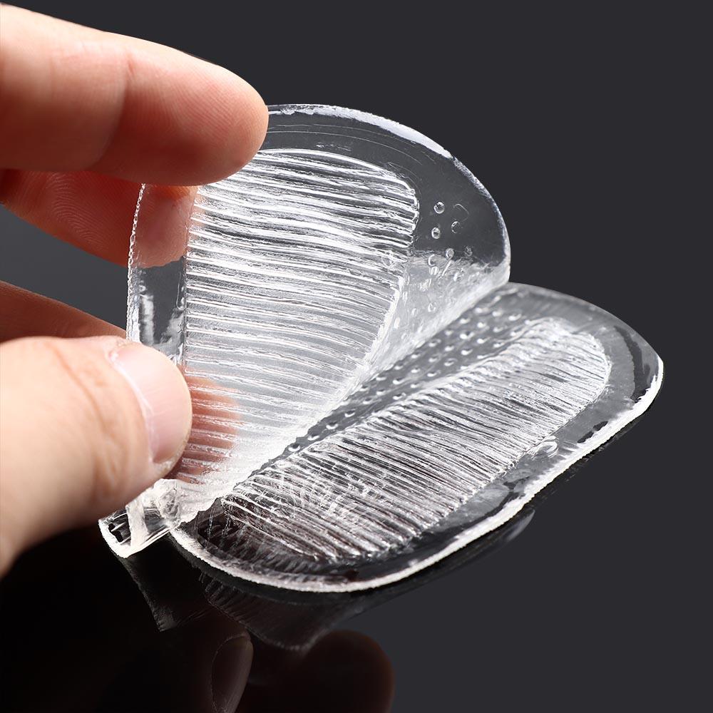 Anti-Slip Shoe-Pad Gel Foot Insoles High Heel Elastic Cushion Comfy Forefoot Shoe Pad Silicone