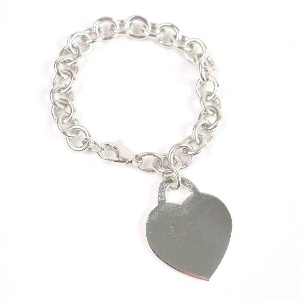TIFFANY&Co. bransoletka Duży Znaczek Serca Srebro 925 Kobiety Używana