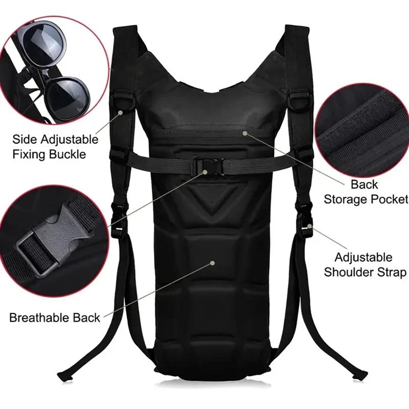 3L Waterproof Outdoor Sports Water Bag Convenient Backpack for Travel Cycling Mountaineering Tactical Water Bottle