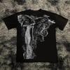 Tricou Clasic Stil Gotic Y2K Imprimeu Tricou Supradimensionat Tricouri High Street Topuri Gotic Gât Rotund Bumbac Nou Tricou Bărbați Femei