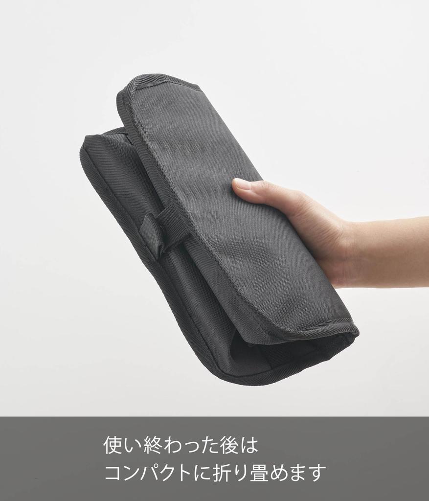 Yamazaki Jitsugyo (Yamazaki) Washable Lunch Bag That Can Fit Supermarket and Convenience Store Lunches, Black W51 X D25 X H18cm (handle Not Included)