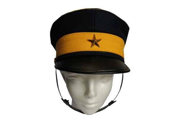 [Hosaku Co., Ltd.] Imperial Japanese Army Replica Hat, Meiji 19 (1886), Type 2 Infantry Cap, High-Quality Replica, Cosplay Cap (61cm)