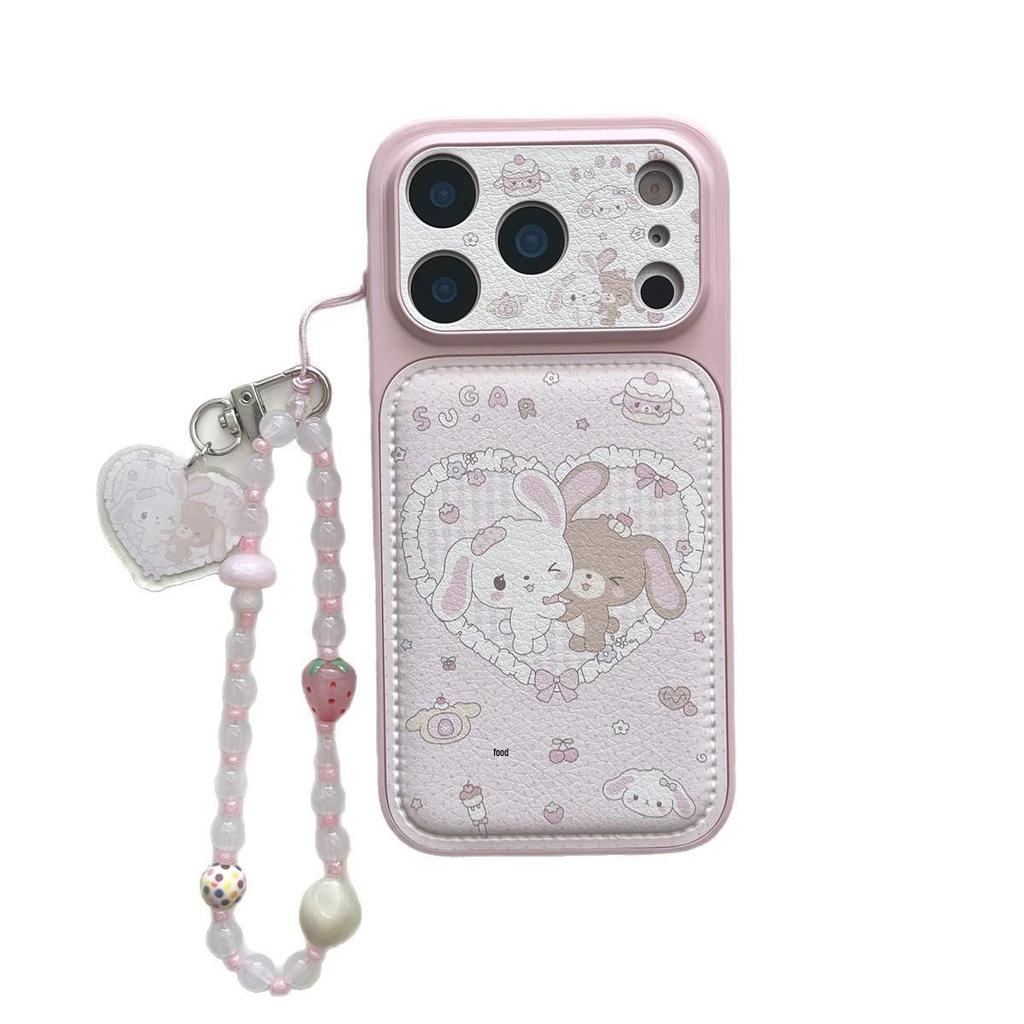 Cartoon Heart Rabbit iPhone 15/14 PRO/MAX Anti-Fall Case