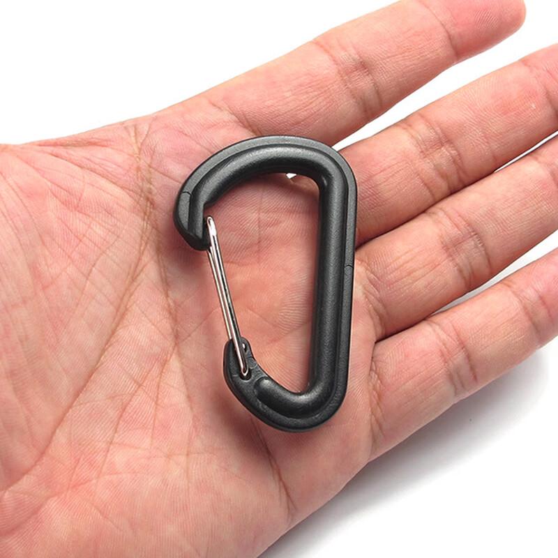 Lightweight Tactical Outdoor D-Ring Carabiner Quickdraw Hook Set