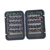 50 Pieces Fly Fishing Kit with Hooks Organized Box Fisherman Gift Tools