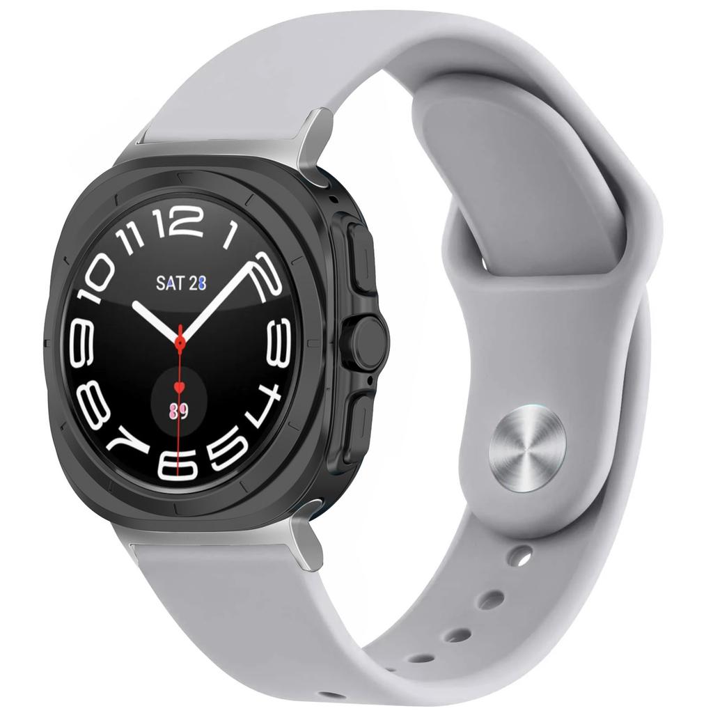 Sport Silicone Loop For Samsung Galaxy Watch 7 Ultra Strap 47mm Accessories Correa Bracelet Galaxy Watch 7 FE 44mm 40mm 40 Band