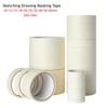 20m/50m Masking Tape White Writable Sealing Self Adhesive Tape Waterproof for Art Painting Sketch Car DIY Paper School Supplies