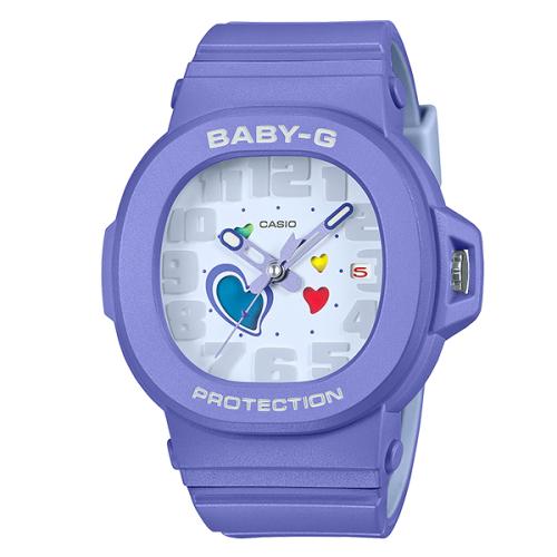 

[Baby-G] Baby-G Heart Motif Daily Color-Change Analog Watch BGA-10-6ADR FREE