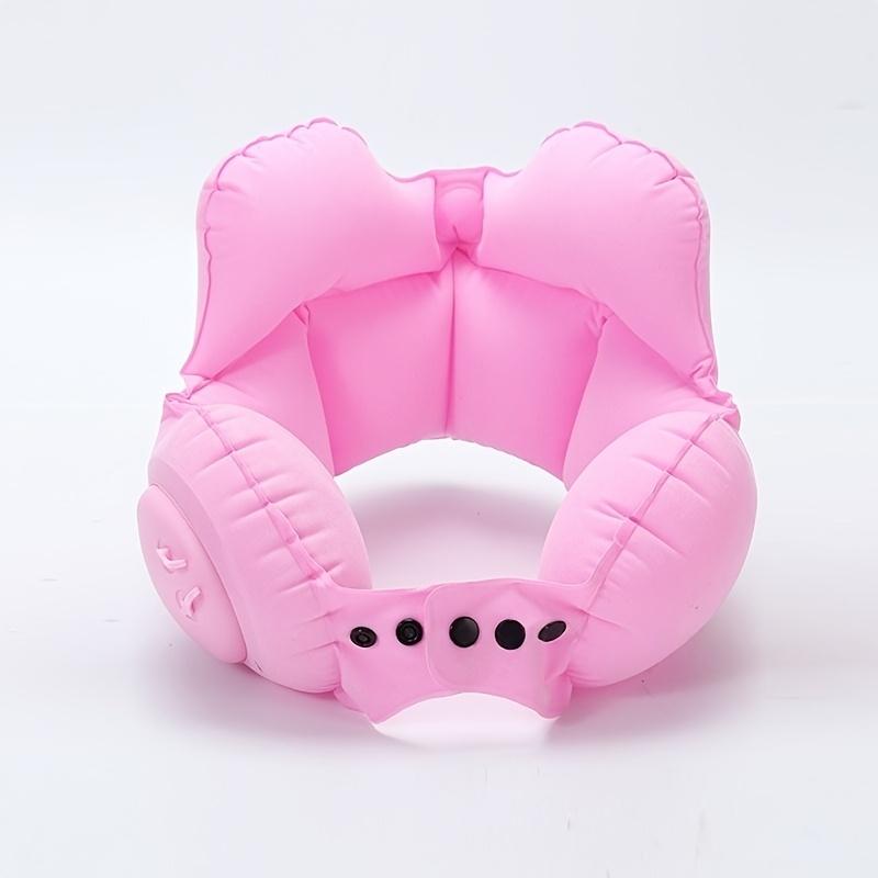 1pc Compressible Inflatable Neck Pillow, Travel Portable Cervical Support Pillow, Compressible Air Pillow, Travel Neck Pillow, Napping Pillow