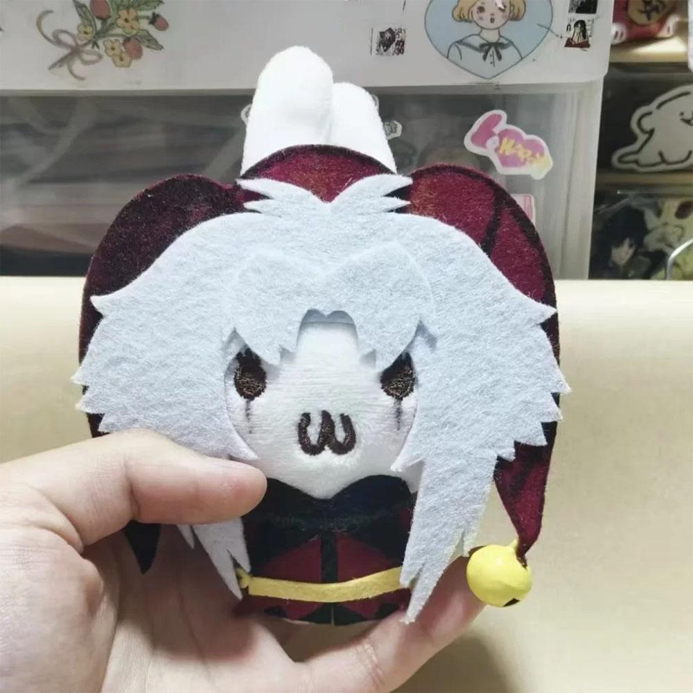 Game Freak Zirkus Hase Pierrot Plüschtier 10cm Bedruckte Tasche Spielzeug Niedlich Gefüllte Baumwollspielzeuge Sammeln Weihnachten Fans Geschenke 10cm