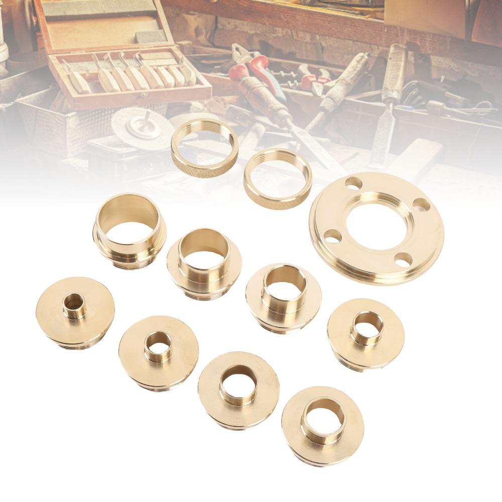 11 Pcs Premium Router Guide Kit Brass Router Bushing Guide Set Router Template Guide Woodworking