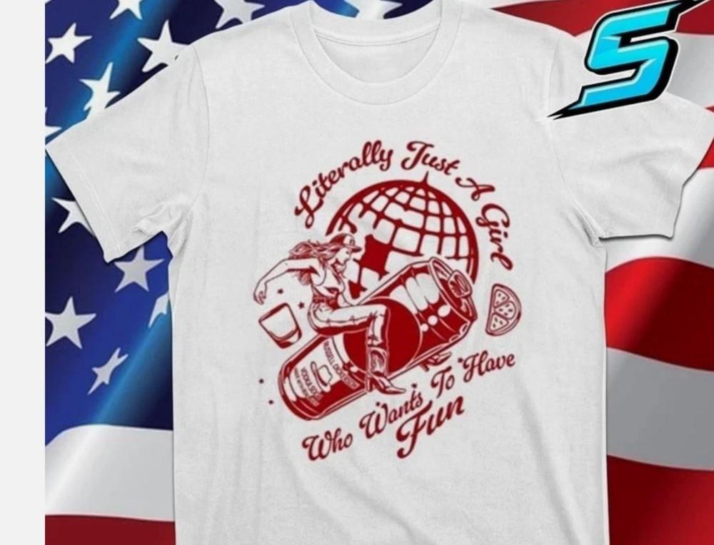 

Russell Dickerson Just A Girl Lyric Country Music Graphic T-Shirt Size S-345XL L