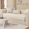 Corduroy Sofa Cover Non-slip Couch Cover Universal for Seasons Sofa Protective Cover Towel Solid Color Tassel Ball Sofa Covers