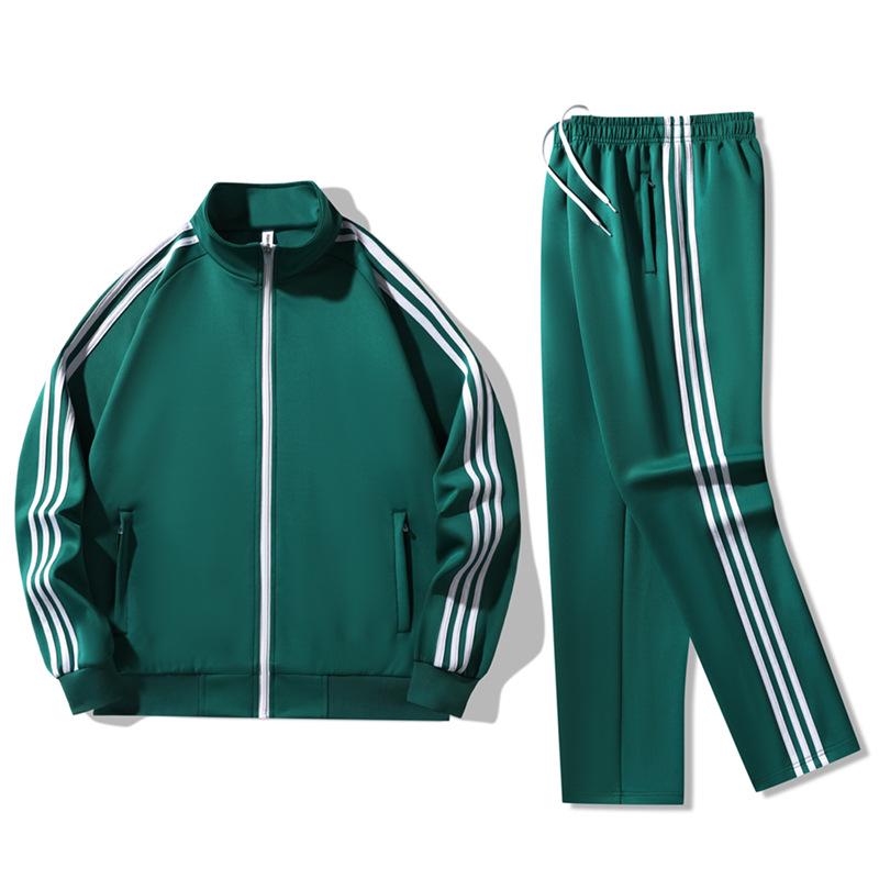 26 Styles Unisex Langarm-Sportanzug - Frühling/Herbst Lauf- & Fitness-Trainingsanzug mit drei Streifen
