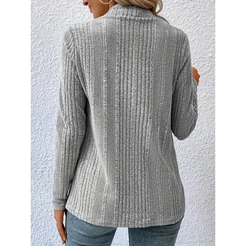Women S Loose Long Sleeve Knit Cardigan Casual Fashion Top